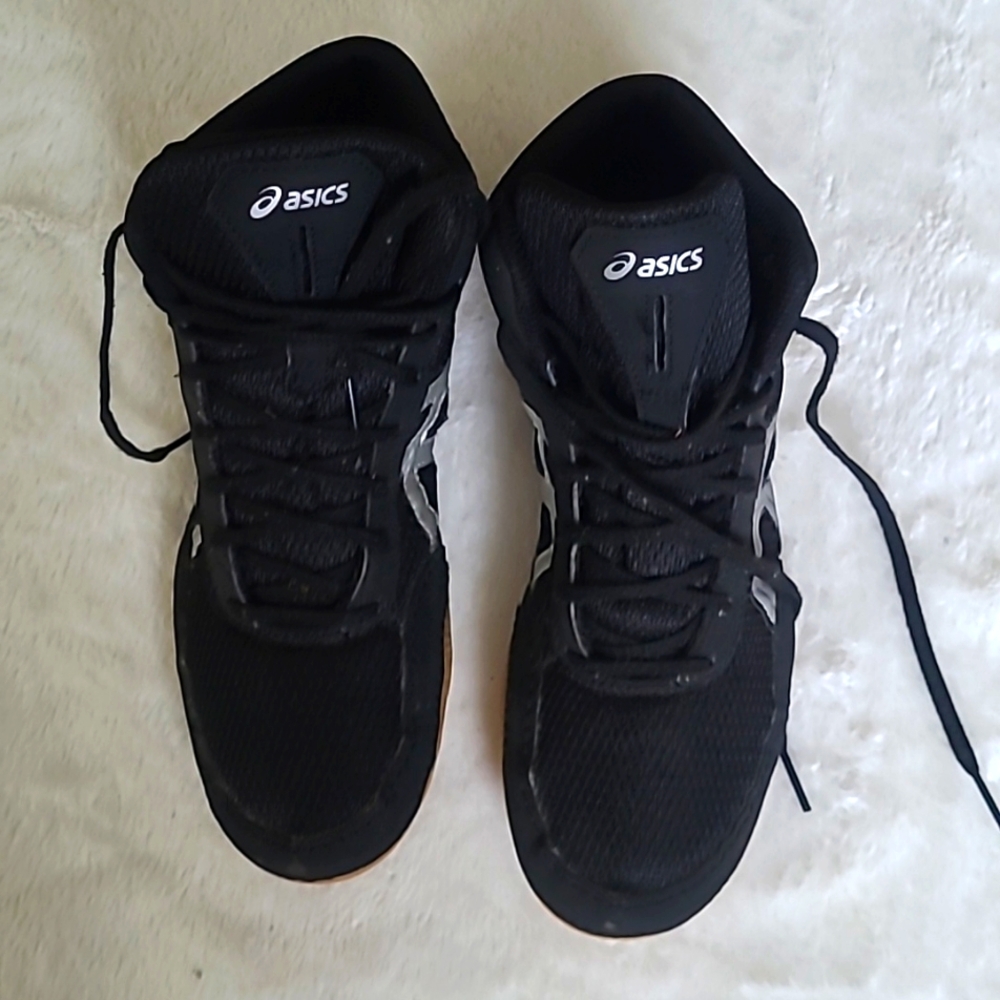 Asics Black Matflex Wrestling Shoes